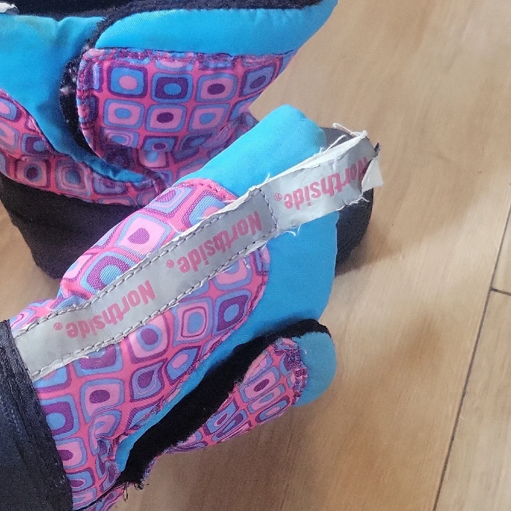 Northside Kids Boots - Pink and Blue Pattern